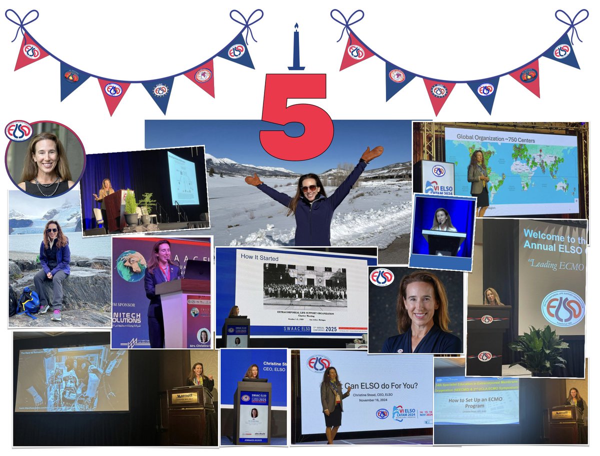 ELSO (@elsoorg) on Twitter photo π Celebrating our CEO <a href="/stead_christine/">Christine Stead</a> 's 5 Year Anniversary at ELSO! We can't thank her enough for all the accomplishments, friendships, vision, leadership and countless hours she has given our community. We are so excited so have her...
Looking forward to all the years ahead! π Celebrating our CEO <a href="/stead_christine/">Christine Stead</a> 's 5 Year Anniversary at ELSO! We can't thank her enough for all the accomplishments, friendships, vision, leadership and countless hours she has given our community. We are so excited so have her...
Looking forward to all the years ahead!