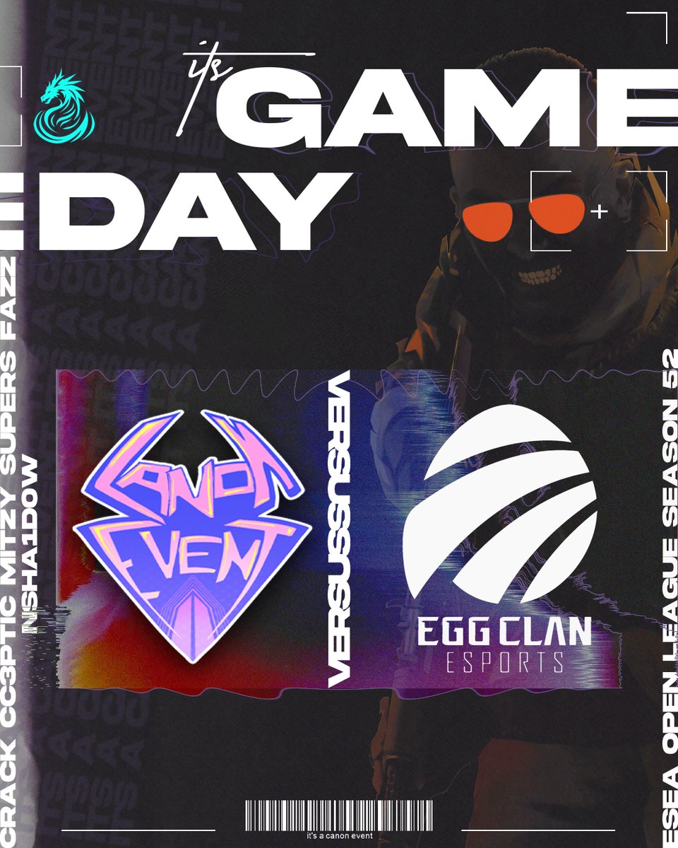 Another season, another playoff!

We start our ESEA Open 52 run tonight with a Bo3 against Egg Clan

🥚 Mirage 🌴
🕷️ Train🚂
👑 Ancient 🗿

#ESEA #CanonEvent