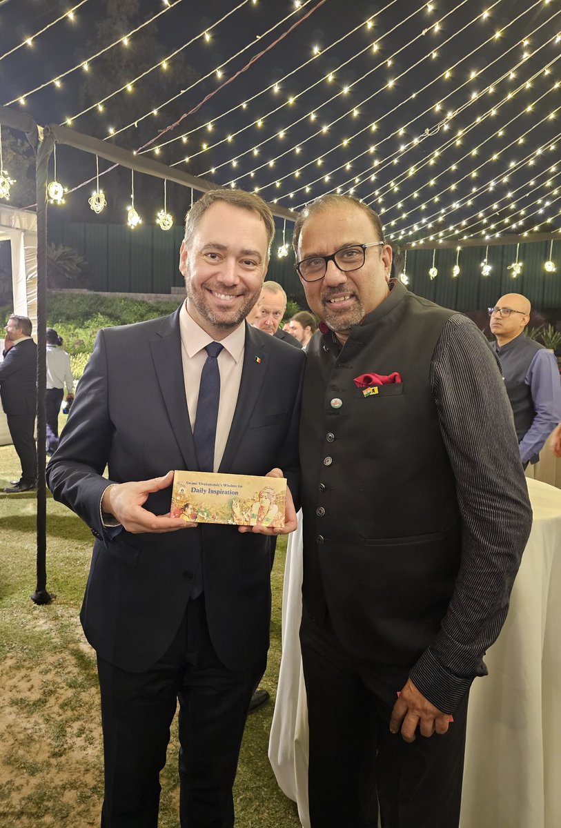 It was an honor to meet the Honorable Deputy Prime Minister of Belgium <a href="/prevotmaxime/">Maxime PREVOT</a> last night at the reception hosted at the Belgian Ambassador's residence for the business delegation led by HRH Princess Astrid. Great discussions on business opportunities between our two great