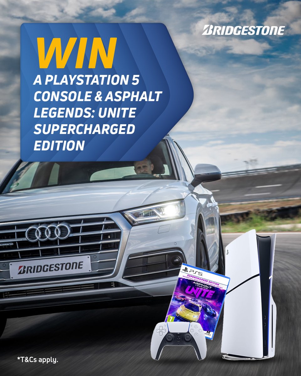 Kwik-Fit (@kwik_fit) on Twitter photo โจGIVEAWAY TIMEโจ
Thanks to <a href="/Bridgestone/">Bridgestone</a> , we're giving you the chance to win this PS5 with Asphalt Legends๐
To enter, like this post and reply with who you think would love this game!๐๐ฎ
Full T&C's linked below. โจGIVEAWAY TIMEโจ
Thanks to <a href="/Bridgestone/">Bridgestone</a> , we're giving you the chance to win this PS5 with Asphalt Legends๐
To enter, like this post and reply with who you think would love this game!๐๐ฎ
Full T&C's linked below.