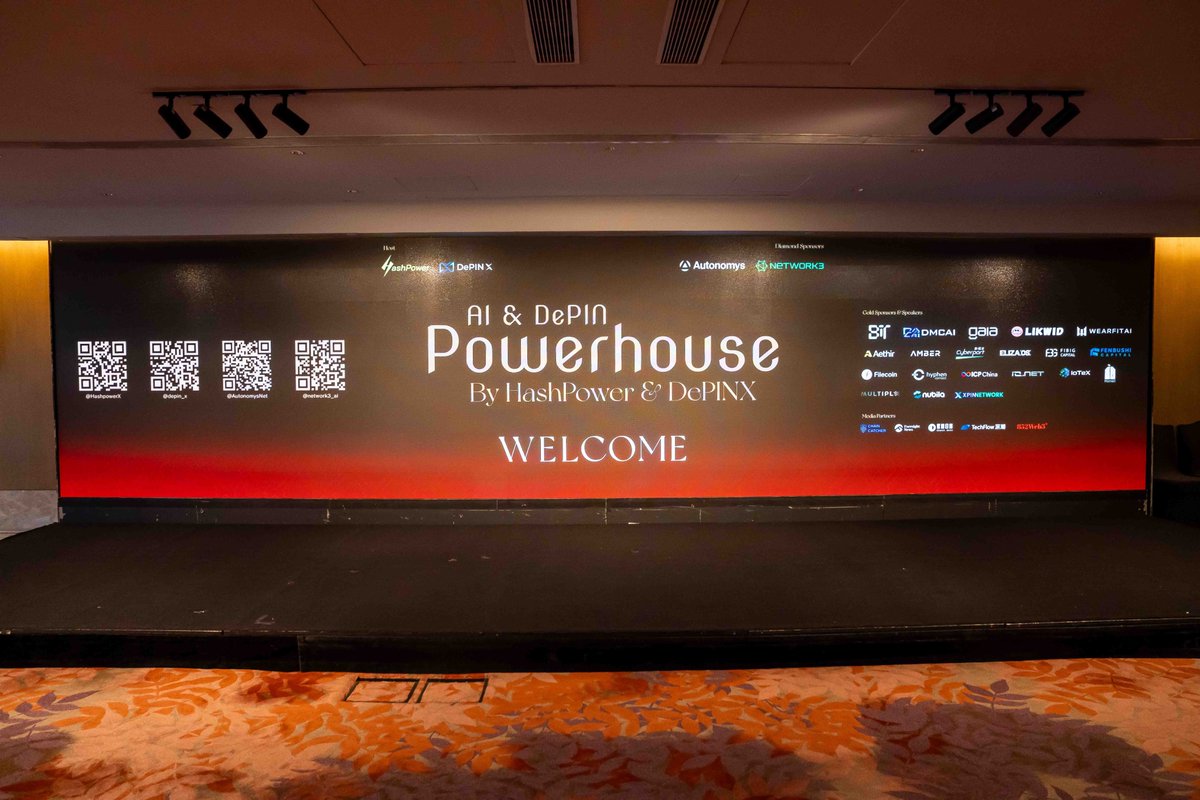 📸 AI &amp; DePIN PowerHouse Recap 

⌚️ WearFit AI brought the future of #DePIN, #AI, and #Web3 wearables to Hong Kong! From packed rooms to top VCs &amp; innovators, we showcased how AI-powered health meets blockchain rewards.

Honored to meet all the rising projects, partners &amp;