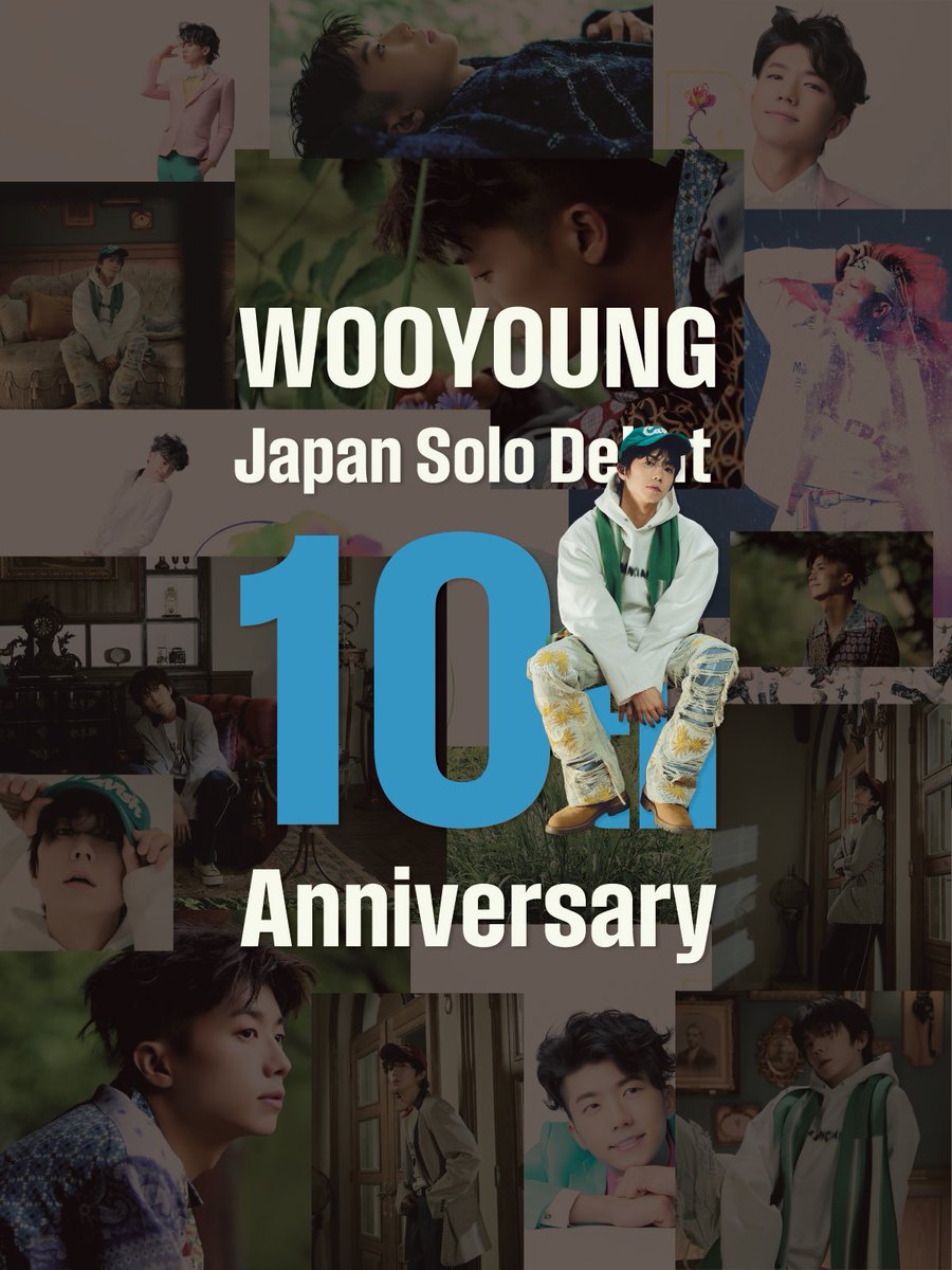 「WOOYOUNG Solo Debut 10th Anniversary」

本日2025年3月4日は
WOOYOUNGの日本ソロデビュー10周年記念日🎉✨

10周年のふりかえりはいかがでしたか？

Hottestのみなさんの応援のおかげで
今日という日を迎えることができました！

3!9!🐤💙

#2PM
#WOOYOUNG #ウヨン
#Solo_Debut_10thAnniversary