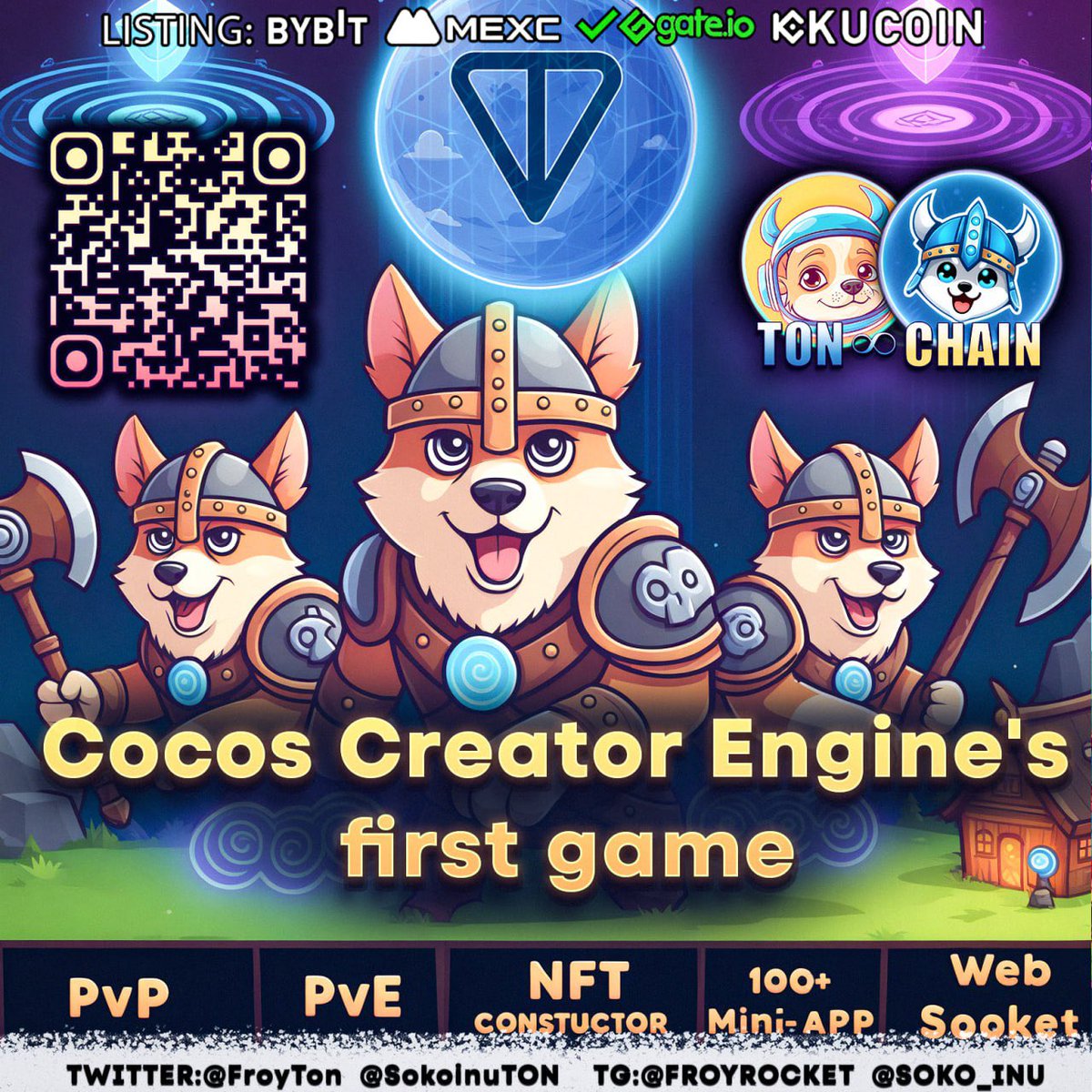 Our #RAGNAROK is
 Never seen before
 A new world will be unfolding 🌈

 Get your $FROY and get ready for the release of the game ✨

@SokoinuTON 
#SOKO #FROY #TON #DYOR #PR