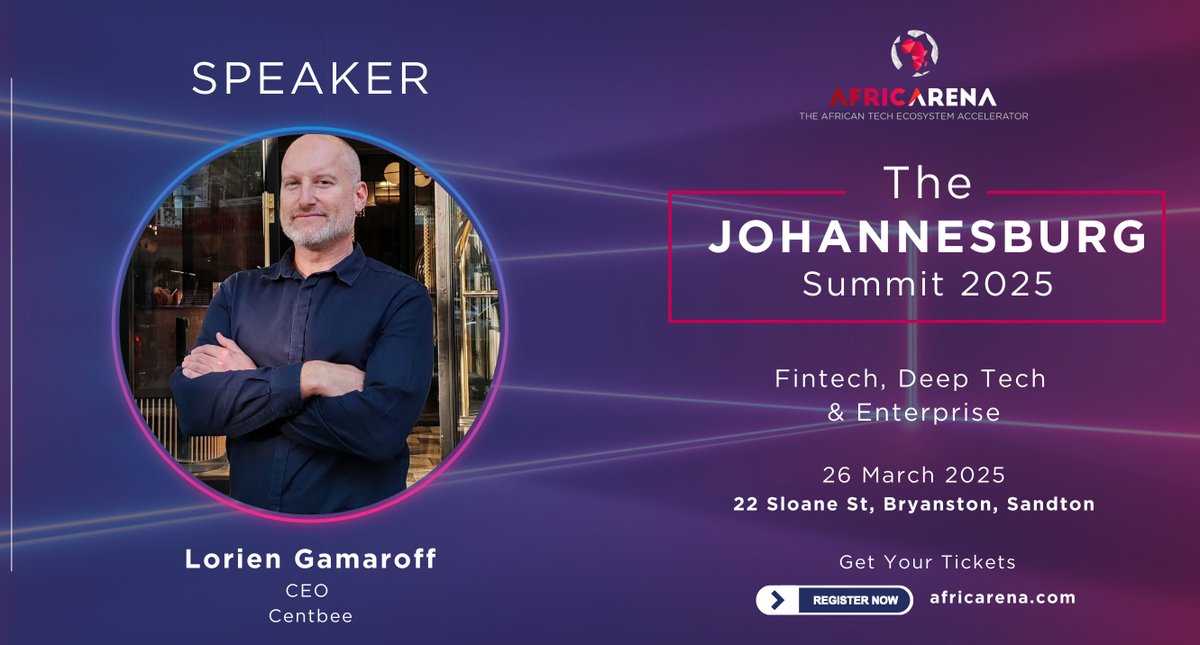 Lorien Gamaroff (@gamaroff) on Twitter photo Join me at <a href="/AFRICARENA/">AfricArena</a> for the Johannesburg Summit 2025 where I will be speaking on
How Blockchain and Stablecoins Are Changing
Cross-Border Payments.
March 26
africarena.com/the-tour/johan… Join me at <a href="/AFRICARENA/">AfricArena</a> for the Johannesburg Summit 2025 where I will be speaking on
How Blockchain and Stablecoins Are Changing
Cross-Border Payments.
March 26
africarena.com/the-tour/johan…