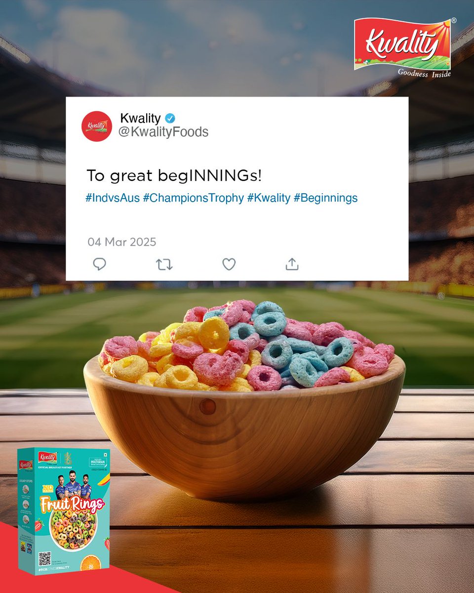 Kwality_Foods's tweet image. Ready for the showdown?

#INDvsAus #MatchDay #Kwality
