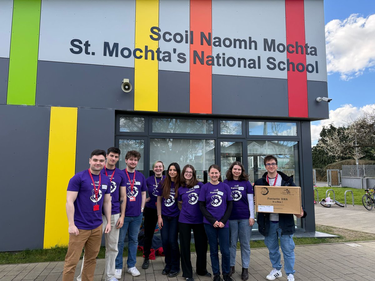 FutureNeuro Centre (@futureneuro_ie) on Twitter photo 🚀Last week, our <a href="/Cellexplorers/">Cell EXPLORERS</a> Team, led by <a href="/MonaHeiland/">Mona Heiland</a>, brought hands-on science to St Mochta's NS, Clonsilla! Over 200 5th & 6th class students extracted real DNA from bananas and explored the exciting research at #FutureNeuro. Big thanks to the school for the warm welcome! 🚀Last week, our <a href="/Cellexplorers/">Cell EXPLORERS</a> Team, led by <a href="/MonaHeiland/">Mona Heiland</a>, brought hands-on science to St Mochta's NS, Clonsilla! Over 200 5th & 6th class students extracted real DNA from bananas and explored the exciting research at #FutureNeuro. Big thanks to the school for the warm welcome!