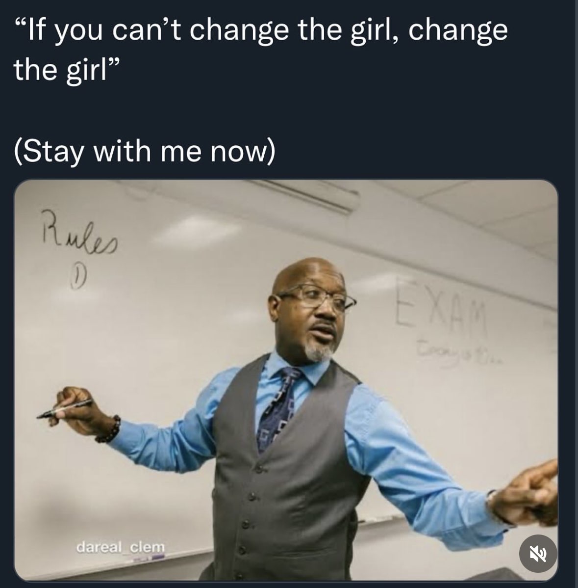 quiescentcyrus's tweet image. It's all jokes on the surface until you see the isomorphism in the change quote by the good professor 

#DeepQuote