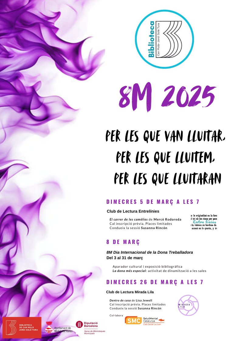 La lluita continua #8M2025 #totesfembiblioteca