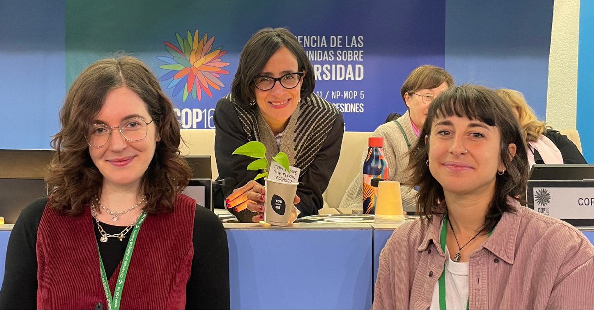 NBFC - National Biodiversity Future Center (@nbfc_italy) on Twitter photo Alla COP16 di Roma, i giovani hanno avuto un ruolo centrale grazie al Global Youth Biodiversity Network.🌍
Rappresentati da Cristina Cipriano, hanno portato una piantina alla Presidente <a href="/susanamuhamad/">Susana Muhamad</a>, simbolo dell'urgenza di un accordo globale. 🌱
#COP16resumed #PaceWithNature Alla COP16 di Roma, i giovani hanno avuto un ruolo centrale grazie al Global Youth Biodiversity Network.🌍
Rappresentati da Cristina Cipriano, hanno portato una piantina alla Presidente <a href="/susanamuhamad/">Susana Muhamad</a>, simbolo dell'urgenza di un accordo globale. 🌱
#COP16resumed #PaceWithNature