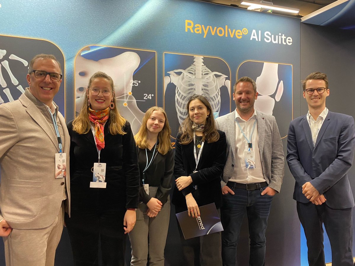 AZmed_AI's tweet image. 🙏 Thank you for an excellent #ECR2025. We appreciate all healthcare professionals, partners, and innovators who met with us during the congress.
We hope you had the chance to learn about the Rayvolve® AI Suite and its role in medical imaging. If not, visit…