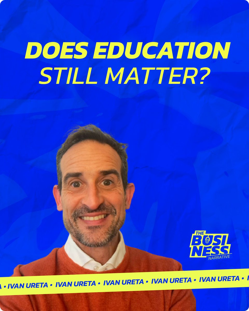 theBusiness50's tweet image. 🎓 Is formal education overrated in today’s world?
Ivan Ureta shares his perspective as an academic leader:
youtu.be/HCOXDbO4Sk0?si…
#TBN #EducationDebate #LearningEvolution #AcademicLeadership #IvanUreta #TheBusinessNarrative #LifelongLearning #SkillsOverDegrees