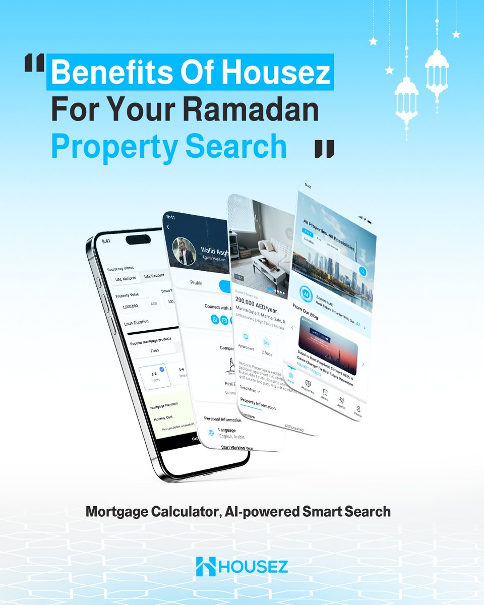 housezAE's tweet image. ⚡Save time and effort while searching for your dream home this Ramadan🌙✨

Housez is here to guide you every step of the way 📲

#Housez #Ramadan #SmartPropertySearch #HousezApp #FindYourDreamHome #PropertyInUAE