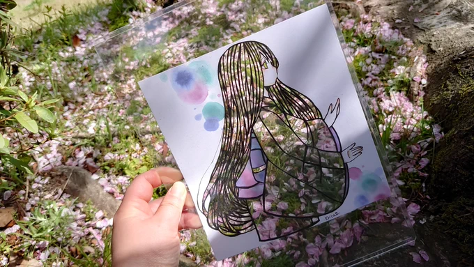 #自然光を味方にできた時の写真が見たい 自然の光で輝く切り絵達 