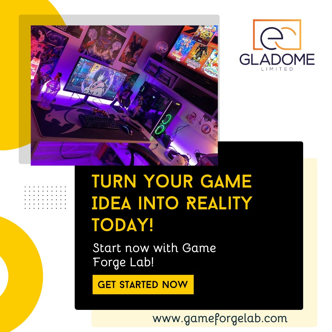 gameforgelab's tweet image. Game development has never been easier  Game Forge Lab provides everything you need in one simple dashboard.  #GameCreator #GameForgeLab!