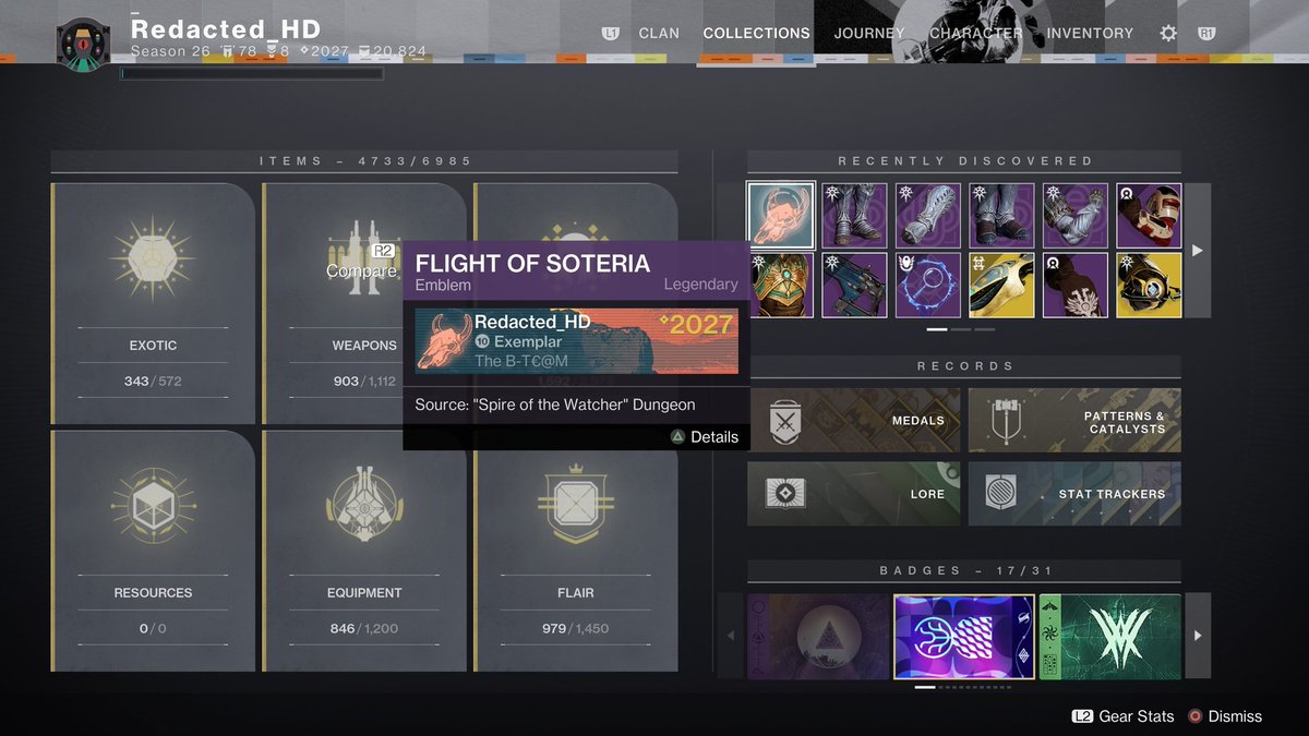 RedactedHD's tweet image. Not the one I thought it would be, but still proud of my first flawless dungeon.