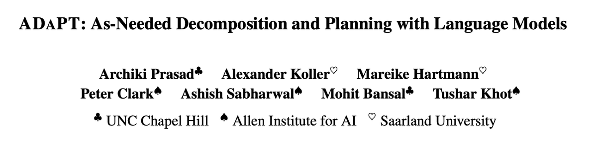 cjarrayadev's tweet image. reading some task decomposition papers, and didn&apos;t realize i was reading @mohitban47 &apos;s paper. UNC is everywhere 🙌🏽