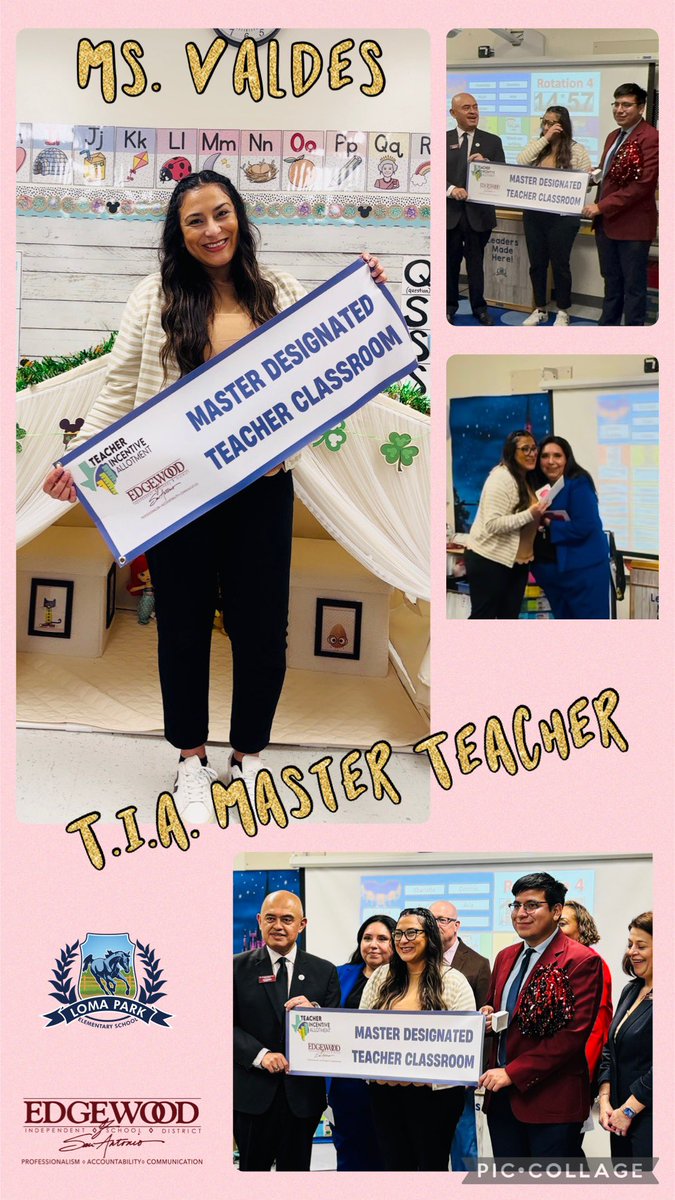 Awarded to me, earned by my students
#TeacherIncentiveAllotment 
#MyLomaParkJourney
#HonoredAndBlessed
#EdgewoodProud