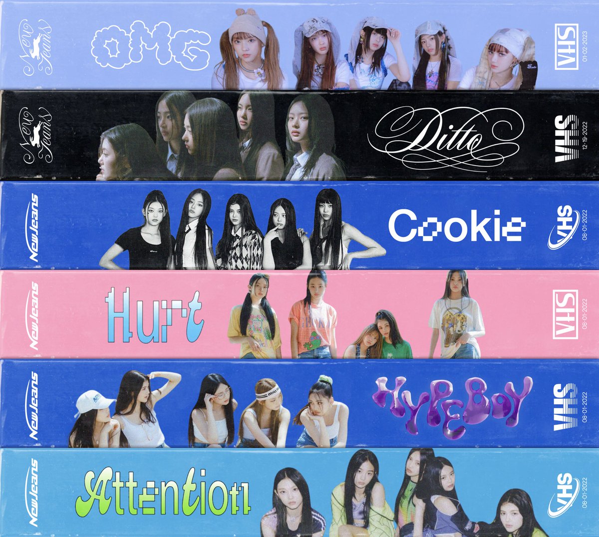 softokkis's tweet photo. newjeans VHS collection vol. 1 ☆ https://t.co/JrylLGJfdw