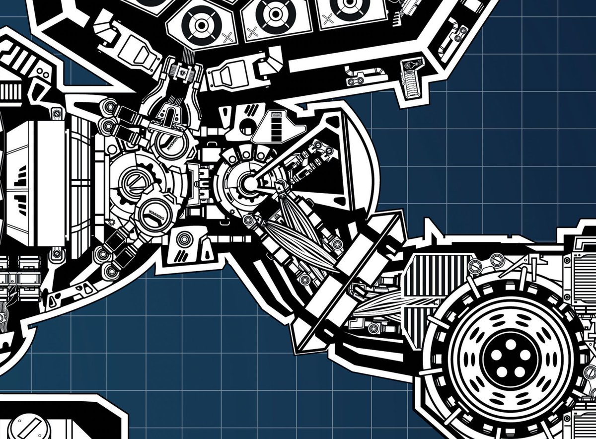f3rkad's tweet photo. New Cutaway illustration.
Clan Jade Falcon assault mech Turkina.
#tukayyid #TurkinaKeshik #ClanJADEFALCON #turkina #battlemech #mecha #battletech #PPC #ferkad #illustration #cutawayillustration #innerframe https://t.co/JAQetKEmGj