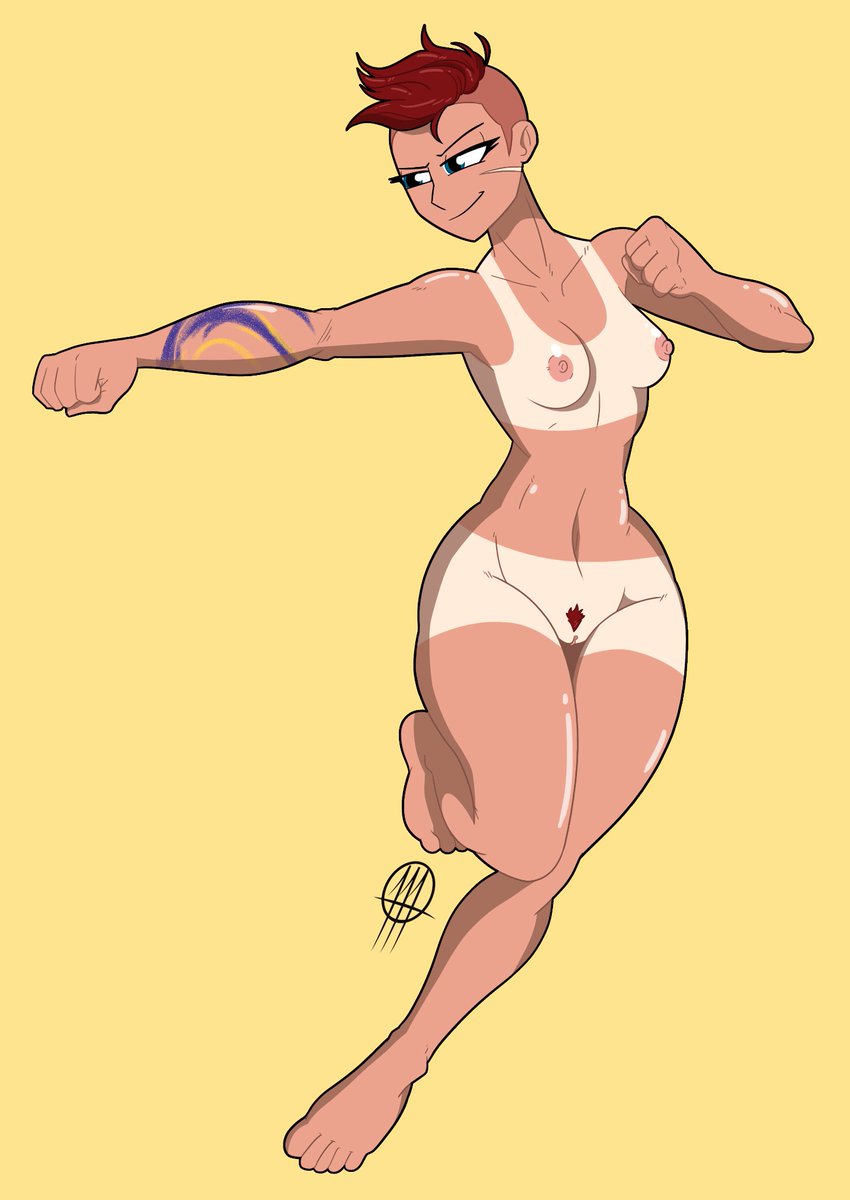 She still looks like this tho 

Just with penis 

And. Maybe slightly bigger bush