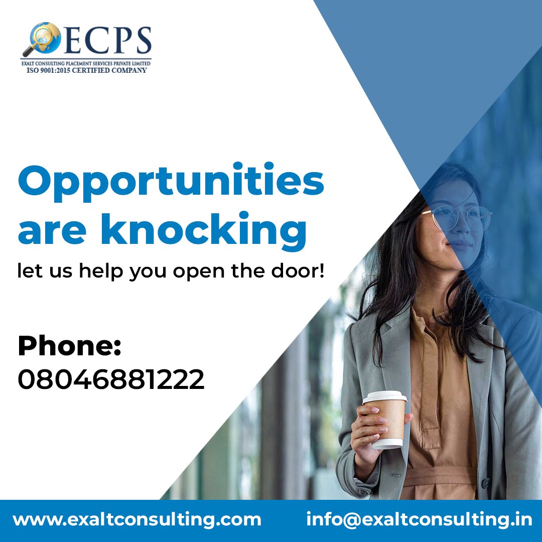 ecpspvtltd's tweet photo. Looking for the right job opportunity? Searching for top talent to grow your business? At Exalt Consulting, we bridge the gap between ambitious job seekers and leading companies!
https://t.co/xD872Zxf8V
#JobOpportunities #CareerGrowth #Hiring #RecruitmentExperts #ExaltConsulting https://t.co/unyiaDpyCw