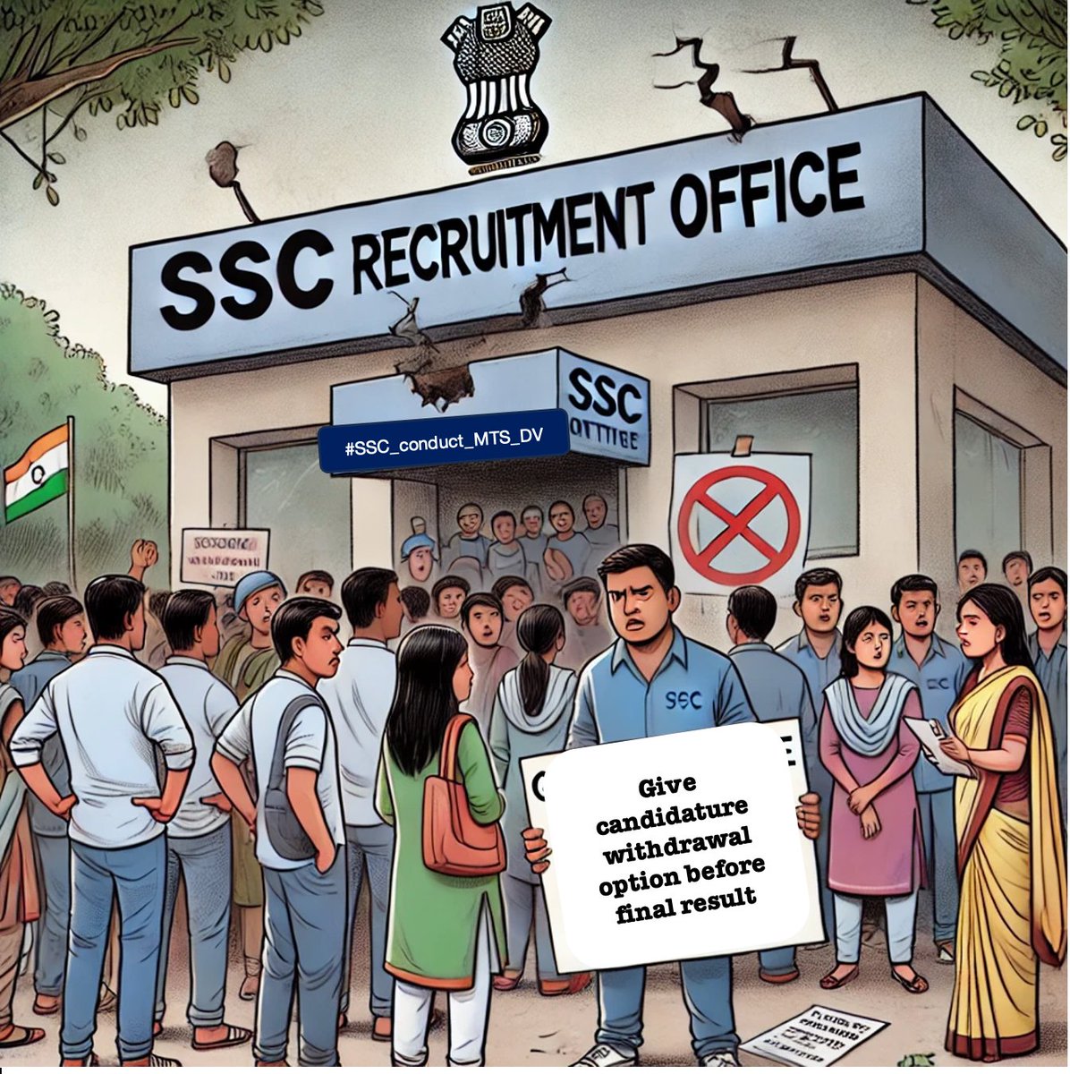 DeepakKundan10's tweet photo. Every unfilled vacancy is a lost opportunity for a hardworking aspirant! ⚠️SSC must act now &amp; ensure genuine selections! More than 60% vacancies will remain unfilled if SSC doesn't act now.  #SSC_conduct_MTS_DV #SSC_MTS_candidature_withdraw https://t.co/17ZaeaSdwO