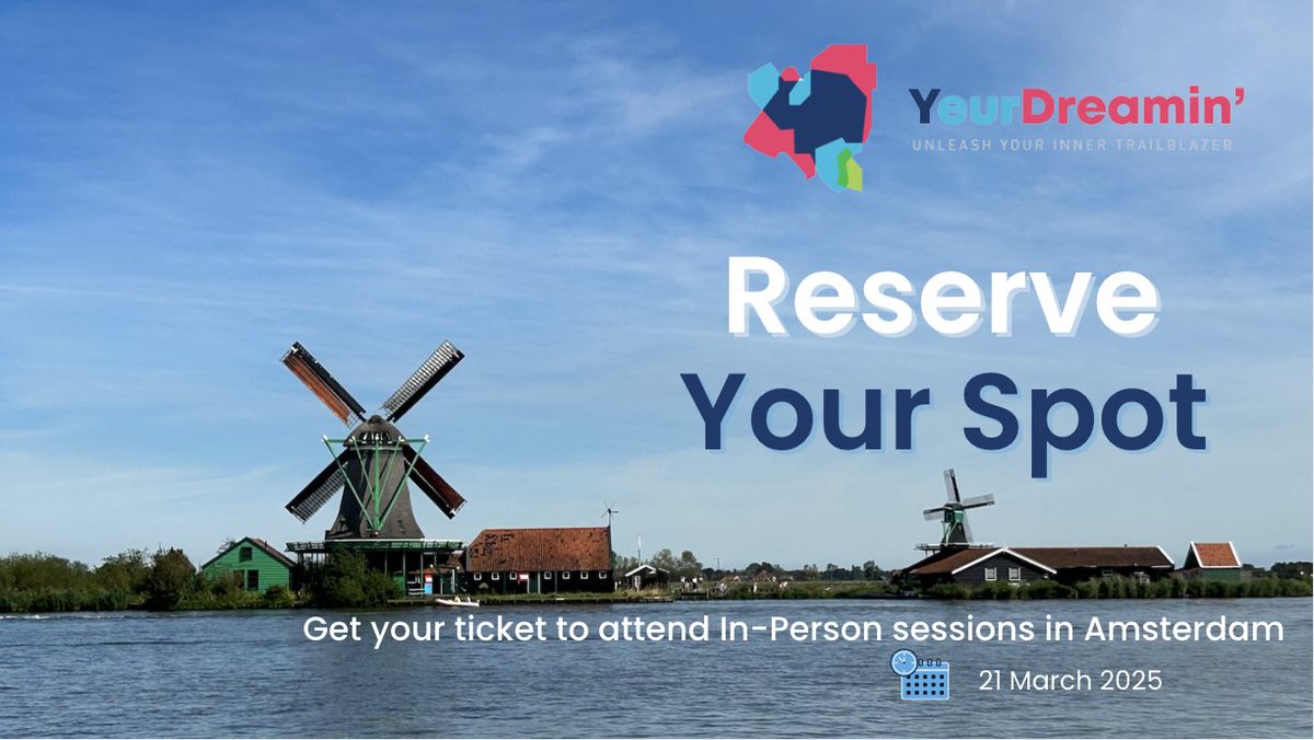 <a href="/YeurDreamin/">YeurDreamin'</a> isn’t just an online experience this year—we're also hosting an in-person gathering in Amsterdam on March 21! 🇳🇱🎉 Join us for a day of learning, networking &amp; all things #Salesforce. Stay tuned for more details! 🎟️ ow.ly/Uq8t50V6zOs #YD25 #Amsterdam