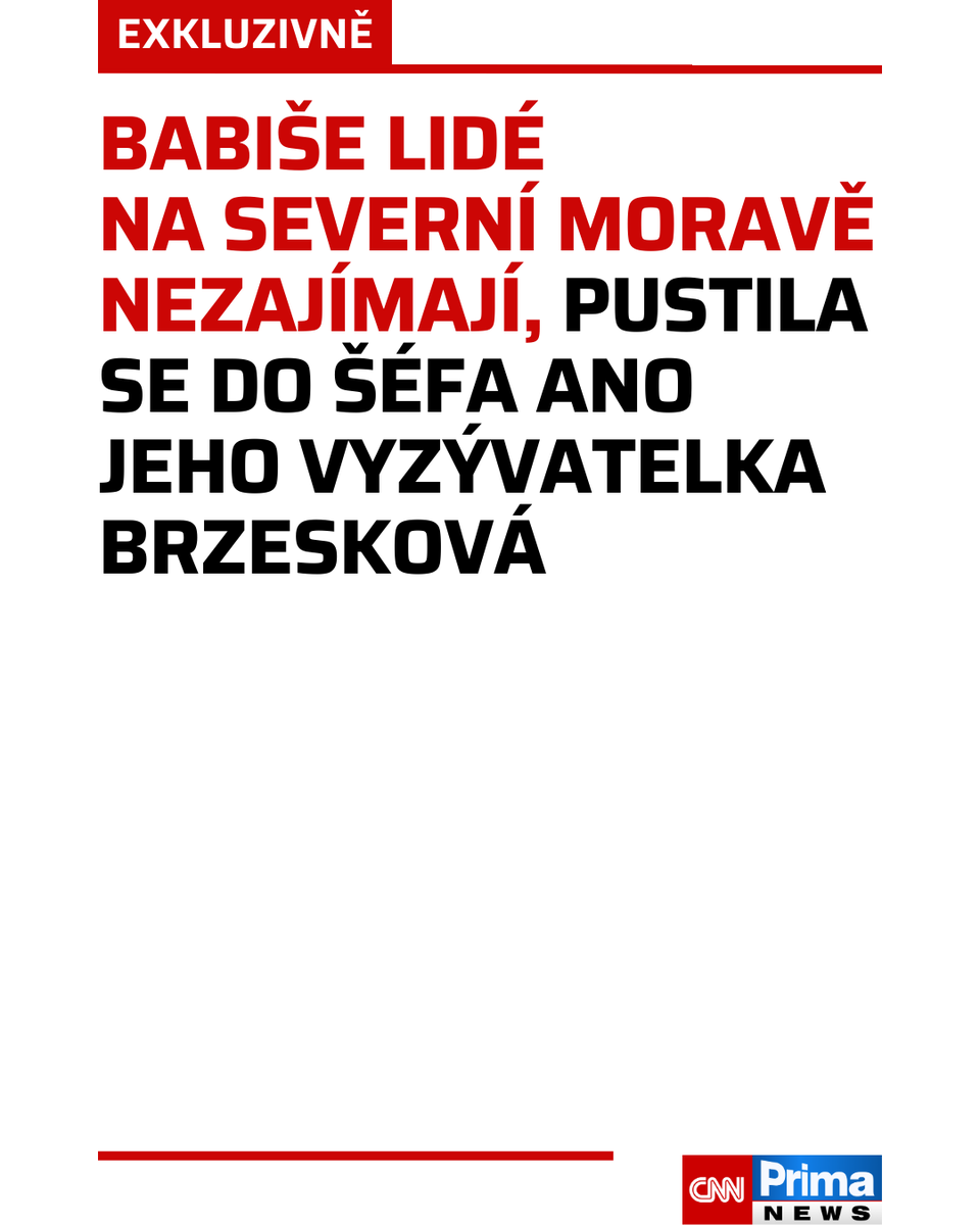 Lidé v Moravskoslezském kraji Andreje Babiše nezajímají, řekla v rozhovoru s <a href="/BohuslavovaR/">Renáta Bohuslavová</a> pro CNN Prima NEWS místopředsedkyně lidovců a bývalá miss Monika Brzesková. Ta je aktuálně starostkou Kravař a v kraji bude kandidovat jako dvojka koalice Spolu ve volbách do Poslanecké