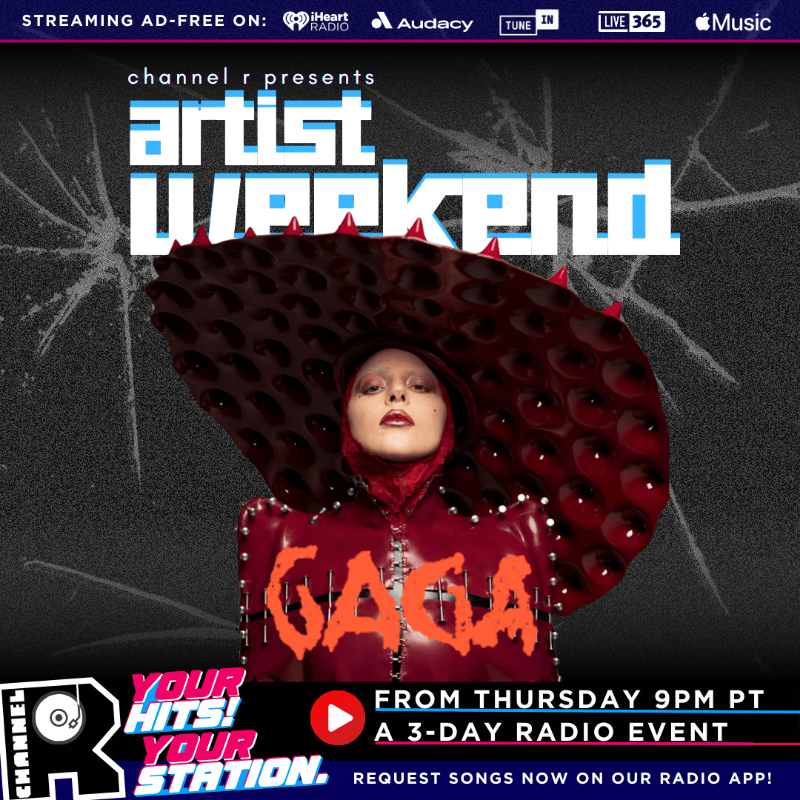 channelrradio's tweet photo. 🚨The wait is over! #ArtistWeekend kicks off NEXT with Lady Gaga’s Mayhem!🔥

We’re playing a song from the album every hour, all weekend long! Don’t miss a moment of this epic Gaga takeover!🎤✨

Listen every hour👉 https://t.co/k2Hl0uvayC or download our app👇&amp; listen for free.