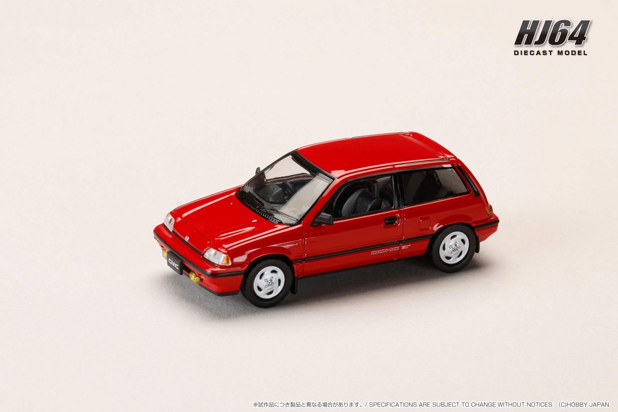 Honda CIVIC (EG6) Black/Red (ミニカー) - ホビーサーチ ミニカー