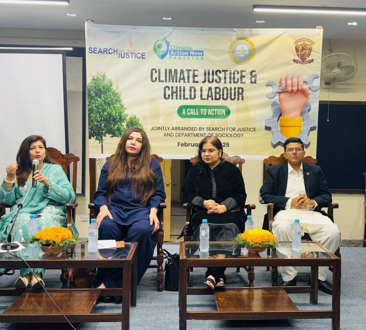 Climate Action Now- Pakistan (@can4climate) on Twitter photo At a panel jointly hosted with <a href="/SFJPK/">Search For Justice</a> & LCWU, we highlighted the need to include children's voices in climate strategies. Climate change fuels child labor & gender-based violence. dailytimes.com.pk/1269824/search…
<a href="/UNICEF_Pakistan/">UNICEF Pakistan</a> <a href="/Sha_Rassool/">Sharmeela Rassool</a> <a href="/NCRC_Pakistan/">National Commission on The Rights of Child (NCRC)</a> <a href="/UNDP_Pakistan/">UNDP Pakistan</a> <a href="/ClimateChangePK/">Ministry of Climate Change, Pakistan</a> At a panel jointly hosted with <a href="/SFJPK/">Search For Justice</a> & LCWU, we highlighted the need to include children's voices in climate strategies. Climate change fuels child labor & gender-based violence. dailytimes.com.pk/1269824/search…
<a href="/UNICEF_Pakistan/">UNICEF Pakistan</a> <a href="/Sha_Rassool/">Sharmeela Rassool</a> <a href="/NCRC_Pakistan/">National Commission on The Rights of Child (NCRC)</a> <a href="/UNDP_Pakistan/">UNDP Pakistan</a> <a href="/ClimateChangePK/">Ministry of Climate Change, Pakistan</a>