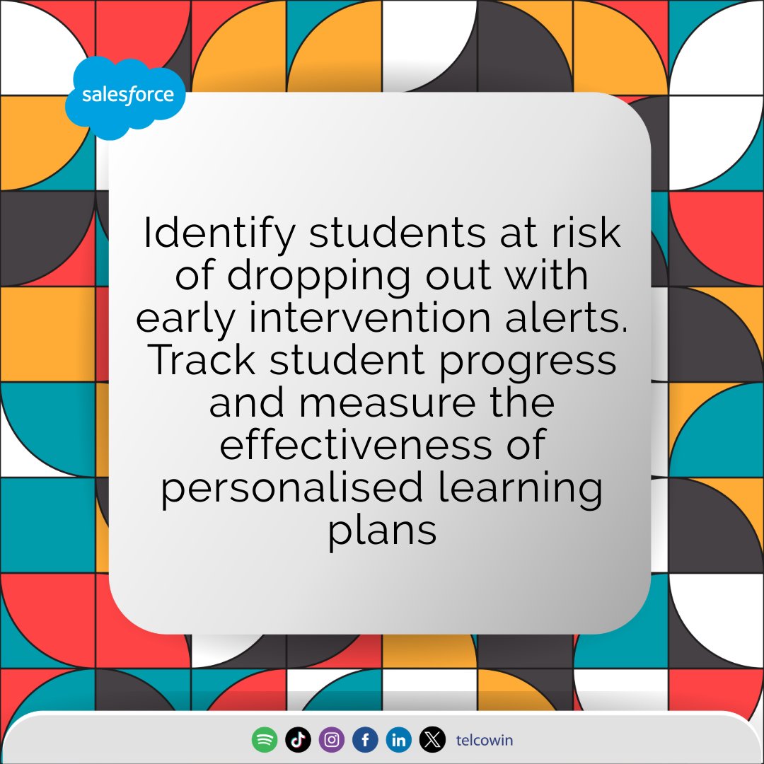 Modernize student experiences and boost engagement with Salesforce Education Cloud. Connect with us for a demo at +6013-9827763 or ask@telcowin.com. #StudentSuccess #EdTech #HigherEd