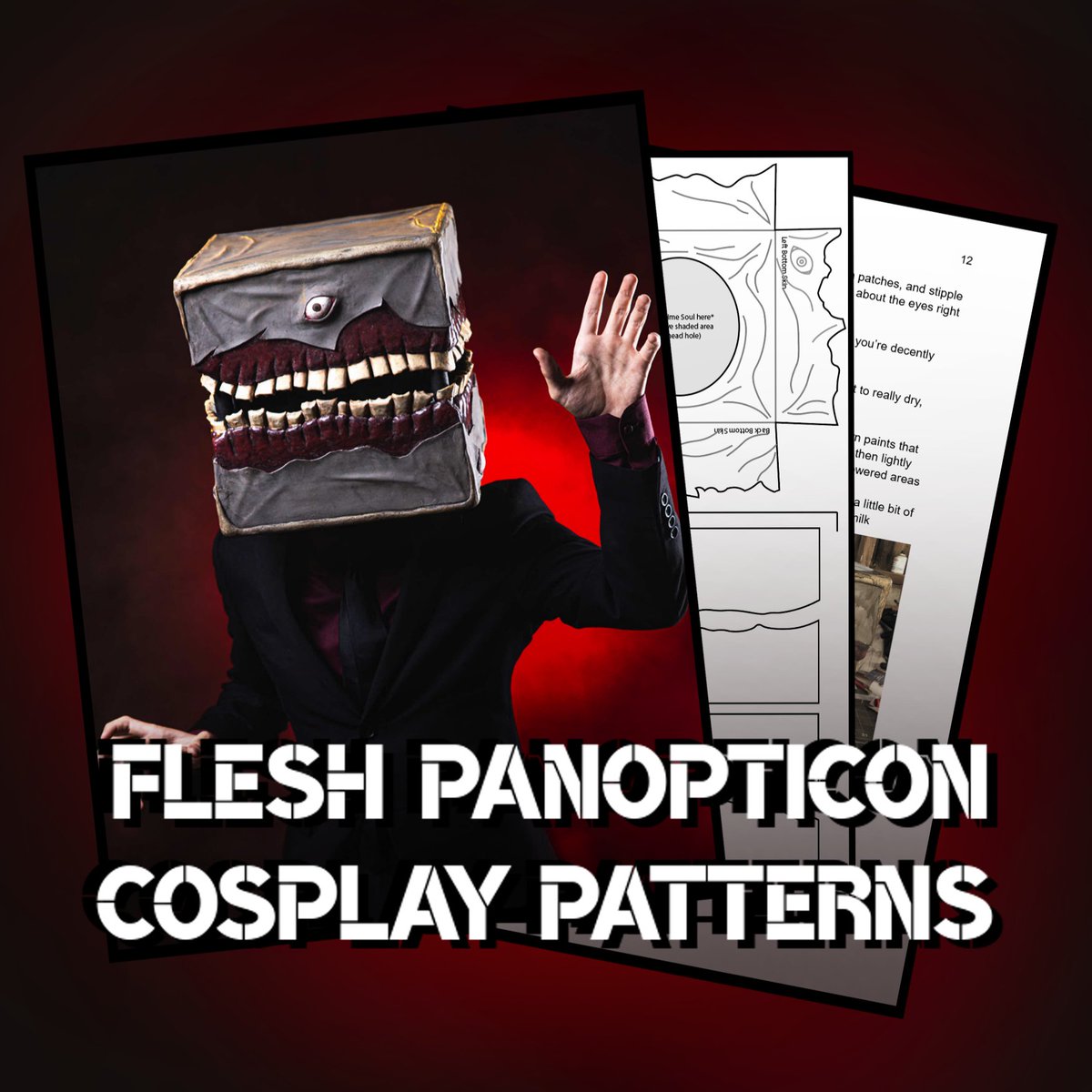 MarkAndClarkAr1's tweet image. Have YOU 🫵 ever wanted to contain your very own prime soul? Have you ever wanted to abandon your old flesh for something more... cubic?
WELL NOW YOU CAN!, with these FREE, Beginner Friendly, EVA foam cosplay patterns/instructions for the Flesh Panopticon from #ULTRAKILL !