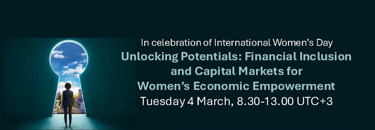 HAPPENING NOW. Join senior experts and practitioners sharing insights on innovative solutions to bridge gender financial inclusion and investment gaps.

CLICK HERE TO TAKE YOUR PLACE NOW: us06web.zoom.us/meeting/regist…

#digitalfinancialinclusion #genderinclusion