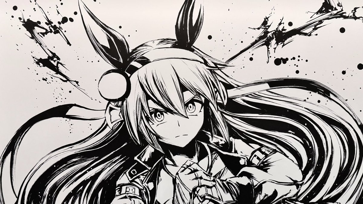 ウマ娘シンデレラグレイ　墨絵　まとめ売り タマモクロス　オグリキャップ ウマ娘シンデレラグレイ 墨絵 まとめ売り タマモクロス オグリキャップ