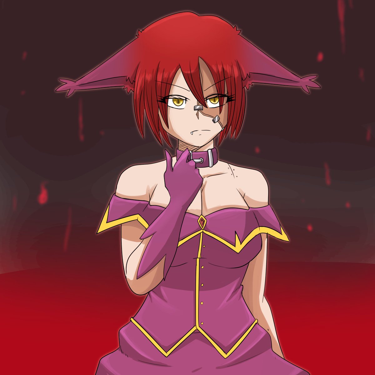 bbxcomic's tweet photo. Katshi con su clásico vestido de los primeros episodios https://t.co/4T6vYUEEJ5
