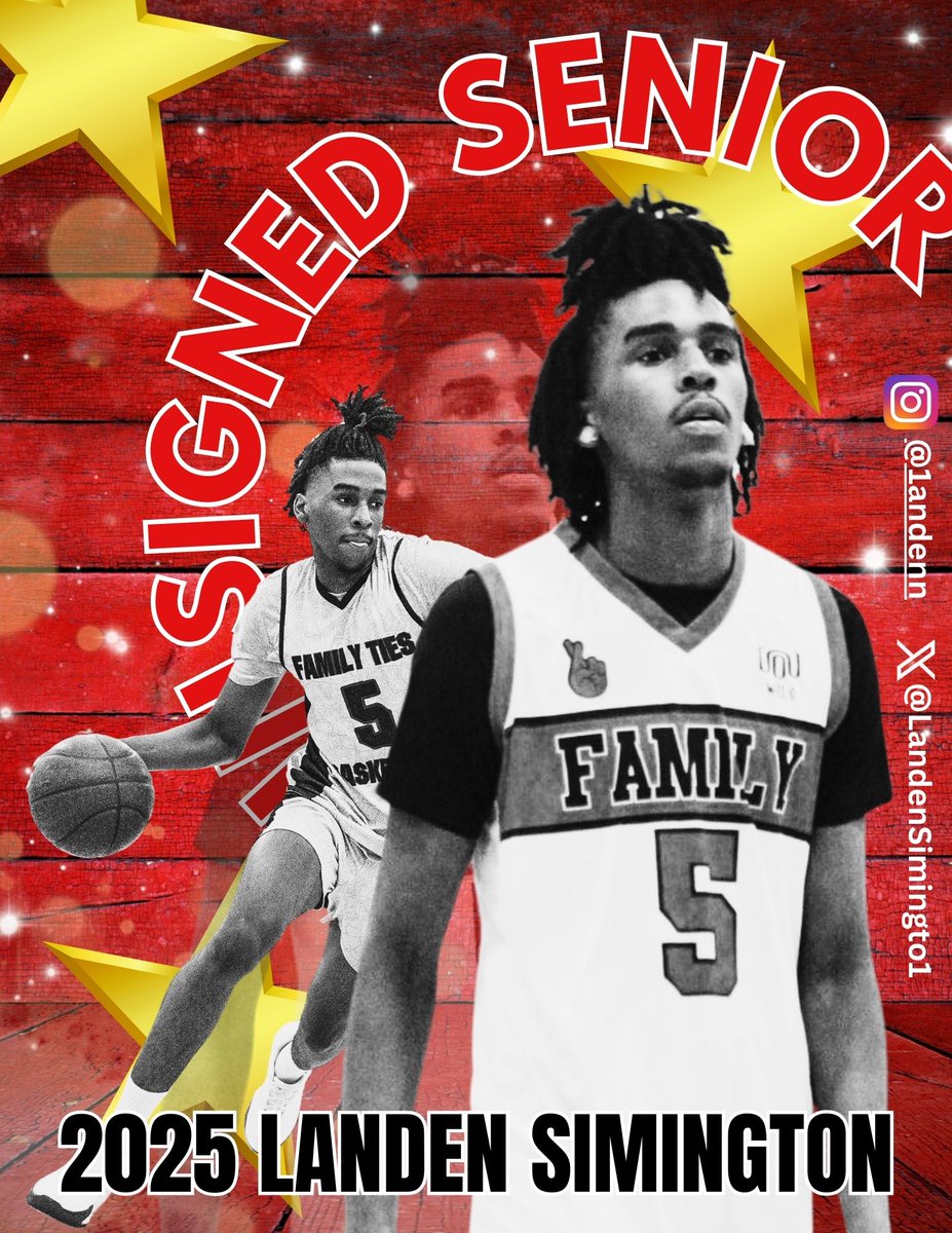 Family Ties Basketball (@familytiesbb) on Twitter photo College coaches, be sure to tap into unsigned senior
<a href="/LandenSimingto1/">Landen Simington</a>. Landen is a 6'5 guard who has good scoring instincts. He has the tools to be a sticky defender. Capable rebounder and has a feel for the game to make plays for others. Definitely a highlight reel maker. College coaches, be sure to tap into unsigned senior
<a href="/LandenSimingto1/">Landen Simington</a>. Landen is a 6'5 guard who has good scoring instincts. He has the tools to be a sticky defender. Capable rebounder and has a feel for the game to make plays for others. Definitely a highlight reel maker.