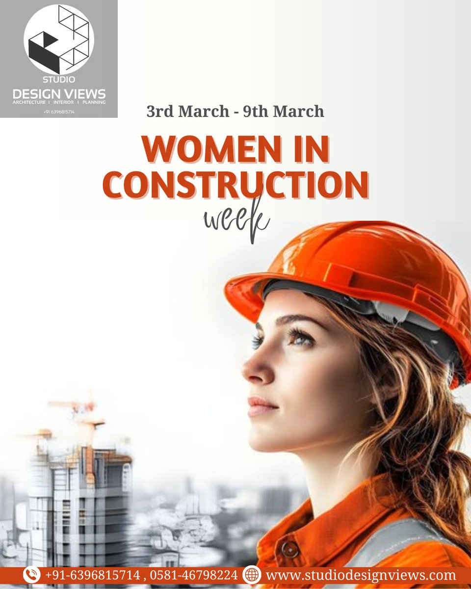 ViewsStudio's tweet image. &quot;Gender is no barrier to building greatness&quot;.  #WomenInConstruction