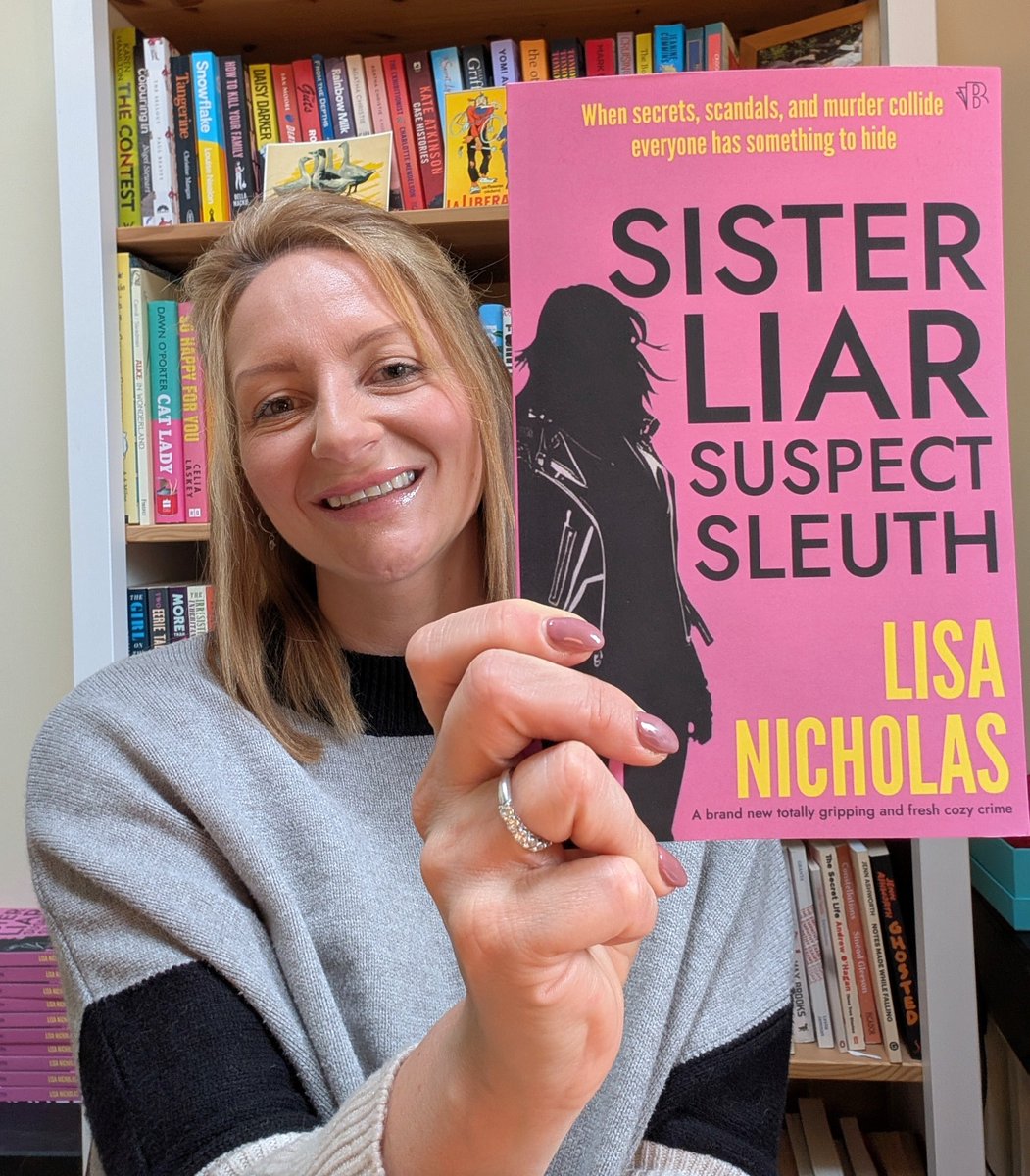 It's officially 🎉PUBLICATION DAY🎉 for SISTER, LIAR, SUSPECT, SLEUTH!

It's been described as 'THURSDAY MURDER CLUB MEETS HOW TO KILL YOUR FAMILY' and has been getting some great early reviews.

Buy in paperback, eBook, and audiobook - (amzn.eu/d/eBtWmZT)... Wish me luck!