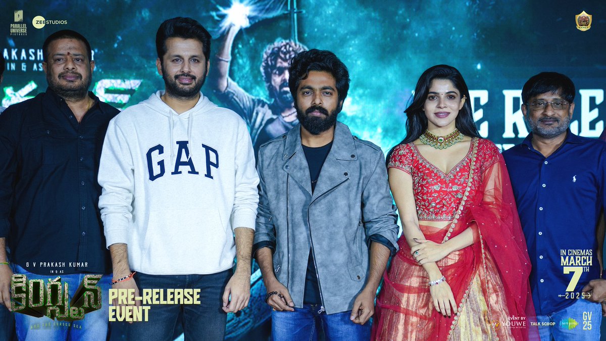 YouWe Media (@mediayouwe) on Twitter photo Clicks from the night filled with joy, energy and a lot of crazy moments at the #Kingston Pre-Release Event 🤩
Event by <a href="/MediaYouwe/">YouWe Media</a>
In Cinemas from March 7th 💥
#GV25 <a href="/gvprakash/">G.V.Prakash Kumar</a> <a href="/storyteller_kp/">Kamal Prakash</a> <a href="/divyabarti2801/">Divyabharathi</a> <a href="/gokulbenoy/">gokul benoy</a> <a href="/dhilipaction/">Dhilip Subbarayan</a> <a href="/Sanlokesh/">Sanlokesh Editor</a> <a href="/PoornimaRamasw1/">Poornima Ramaswamy</a> Clicks from the night filled with joy, energy and a lot of crazy moments at the #Kingston Pre-Release Event 🤩
Event by <a href="/MediaYouwe/">YouWe Media</a>
In Cinemas from March 7th 💥
#GV25 <a href="/gvprakash/">G.V.Prakash Kumar</a> <a href="/storyteller_kp/">Kamal Prakash</a> <a href="/divyabarti2801/">Divyabharathi</a> <a href="/gokulbenoy/">gokul benoy</a> <a href="/dhilipaction/">Dhilip Subbarayan</a> <a href="/Sanlokesh/">Sanlokesh Editor</a> <a href="/PoornimaRamasw1/">Poornima Ramaswamy</a>