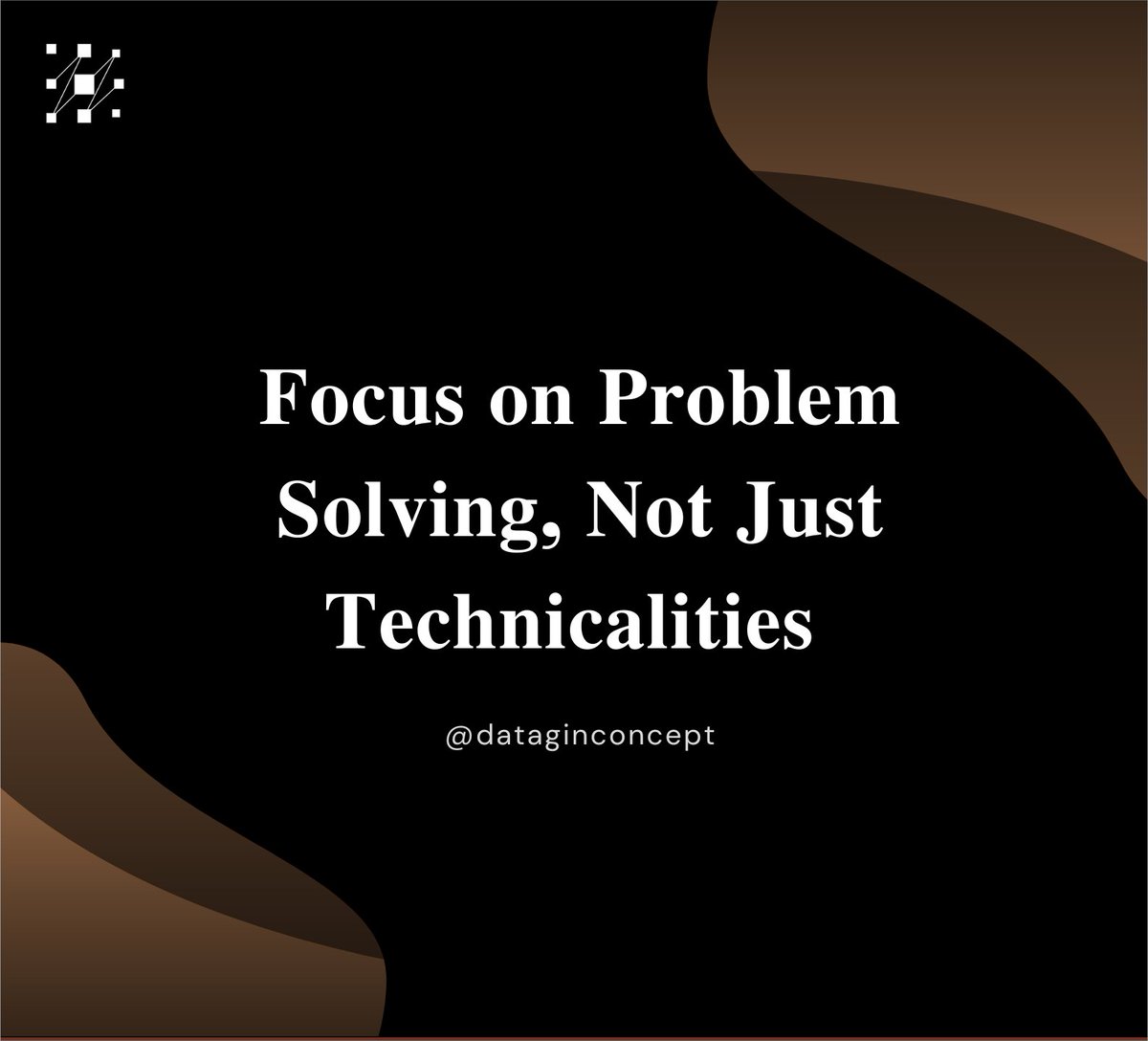 dataginconcept's tweet photo. Focus on Solving Problem....

#datascience #dataanalytics #database #solutionfocused #ProblemSolving #impact https://t.co/hWa2Ko3dni