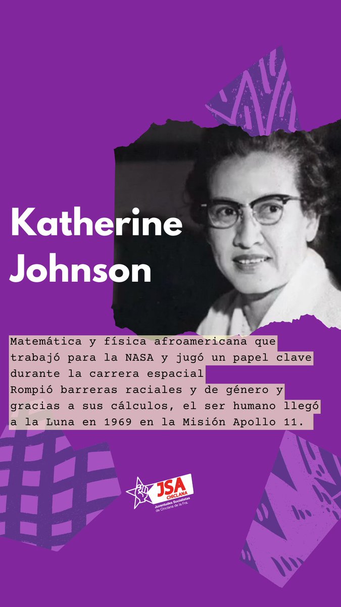 🟣8 mujeres que tomaron las calles, los laboratorios, las fábricas y los parlamentos luchando contra los prejuicios en un mundo de hombres.

Cada cambio es una conquista, y aún queda mucho por ganar. Sigamos rompiendo barreras hasta que no 
quede ninguna💪💪💪