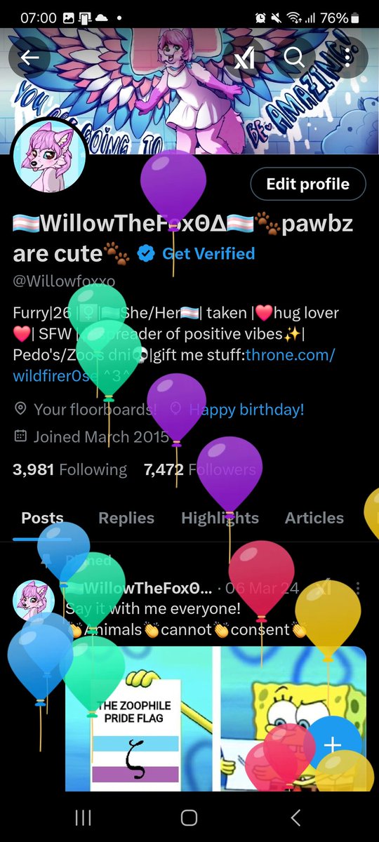 WillowTheFoxΘΔ🏳️‍⚧️🐾Pawbz are cute!🐾 tweet media