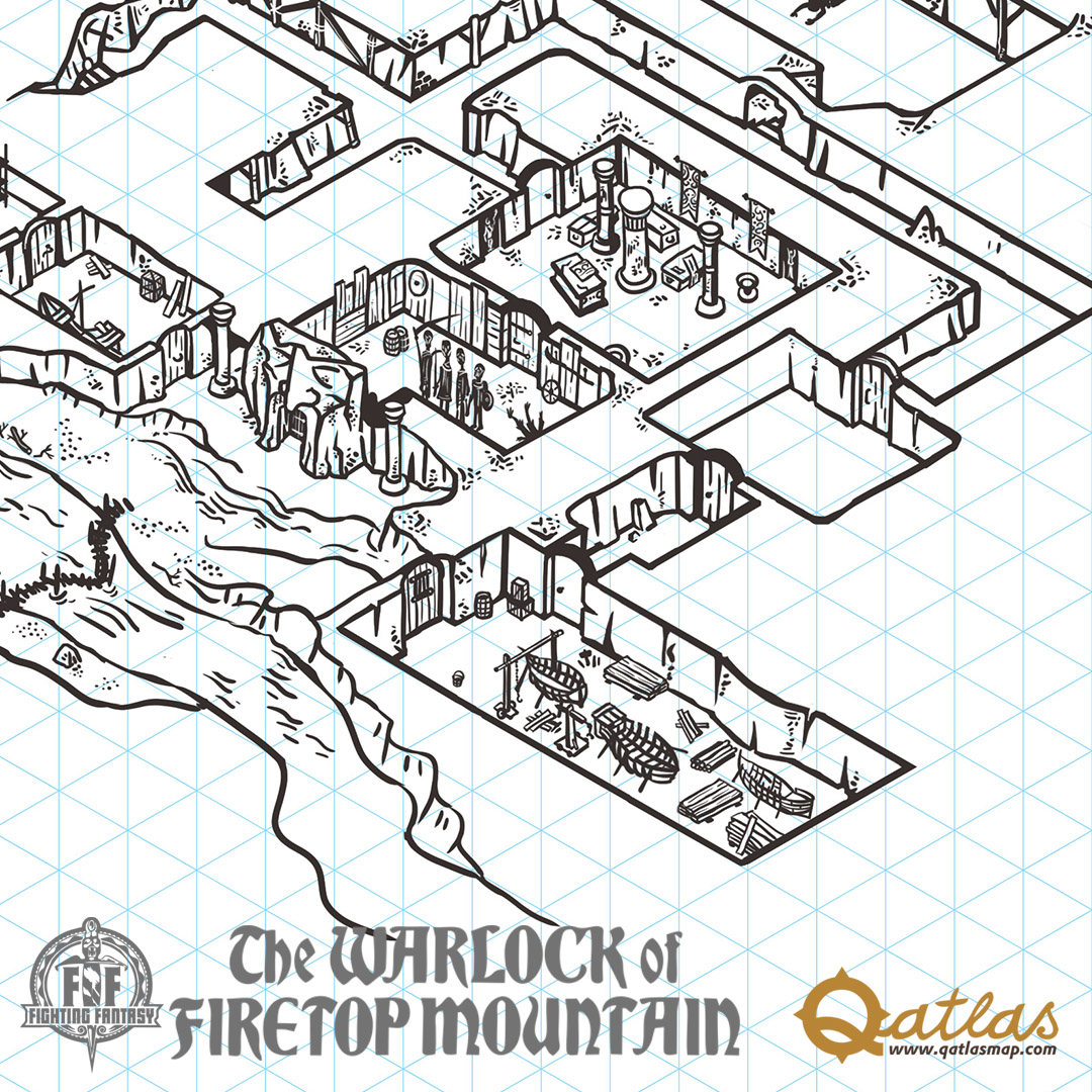 QatlasM's tweet image. The Warlock of Firetop Mountain. It’s not difficult or groundbreaking, yet it still can surprise me!
qatlasmap.com
#fightingfantasy #fantasymap #thewarlockoffiretopmountain #gamebookmap #isometricfantasy #qatlasmap #handdrawn
#qatlas #ianlivingstone #stevejackson