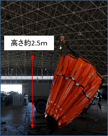 1st_helb's tweet image. 空中消火器材 #バンビバケット (通称 #バンビ )を紹介します。バンビはヘリでの消火専用に設計され #CH で使用するものは1回で約5000L散水できます。このバンビを使い、岩手、山梨、長野の山林火災で2月26日からの7日間計約490回、約2450t以上の放水を行いました。