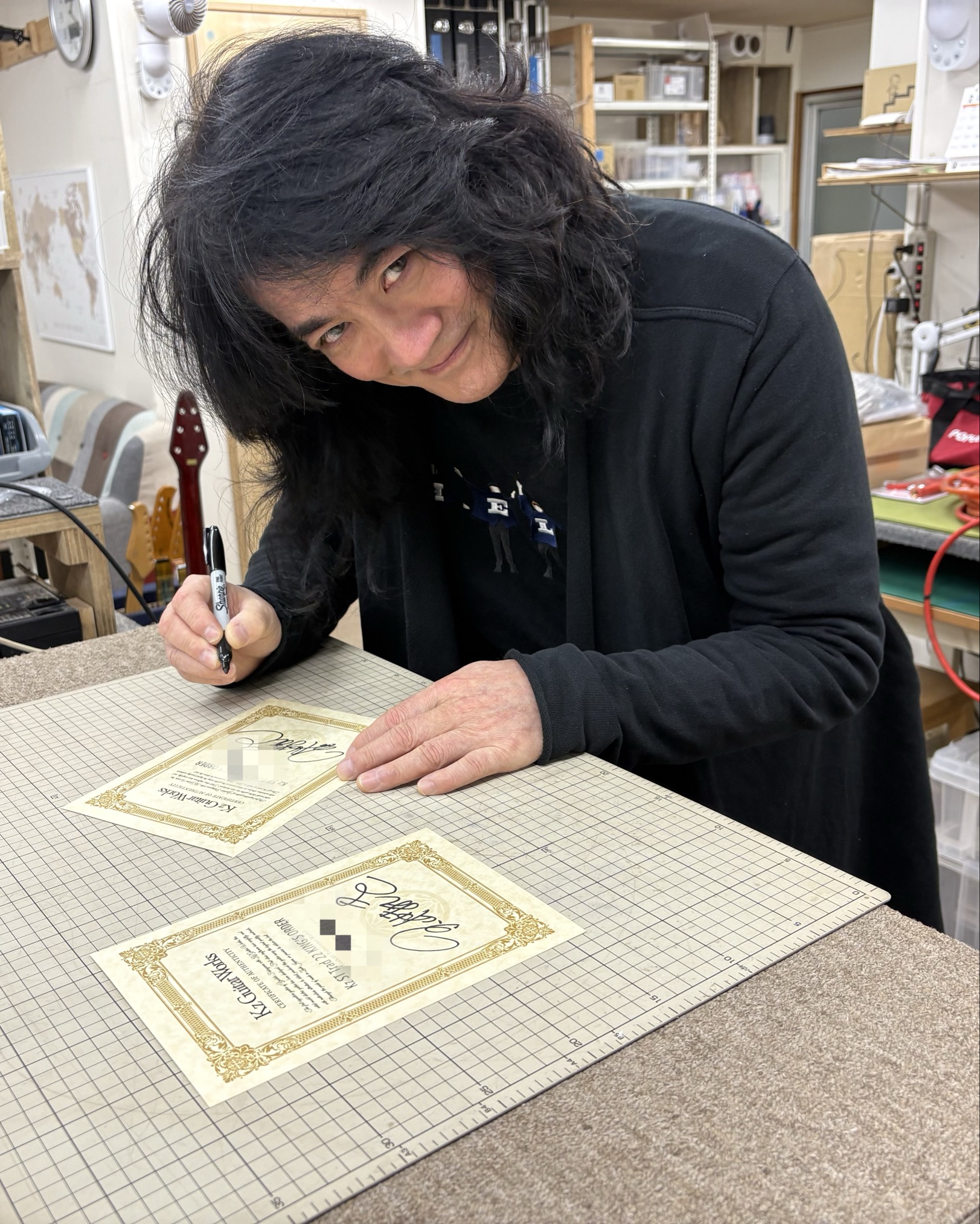 福山芳樹／HUMMING BIRD 解散LIVEチケット サイン色紙 マクロス7