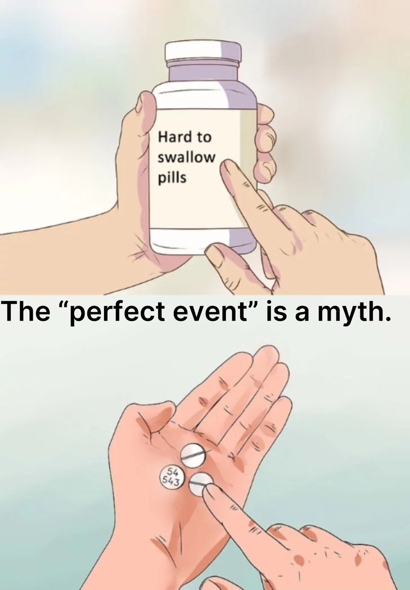 The “perfect event” is a myth.

Tech glitches, WiFi issues, last-minute changes—something will go wrong.

The real test? How you adapt, problem-solve, and keep the experience seamless for attendees.

#EventProfs #Events #Experience #EventManagement