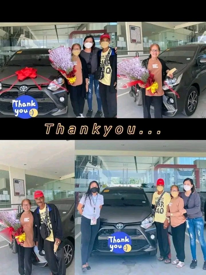 “Happiness doesn’t result from what we get, but what we give.” 

“Congratulations CALONIA/SALATAMBOS FAMILY from Rio Tuba, Palawan on your 2022 Wigo 1.0 G AT Gray Metallic.” 🚘
 
Thank you for choosing And trusting my platform 
Have a safe and fun ride! 🚘

Thank you