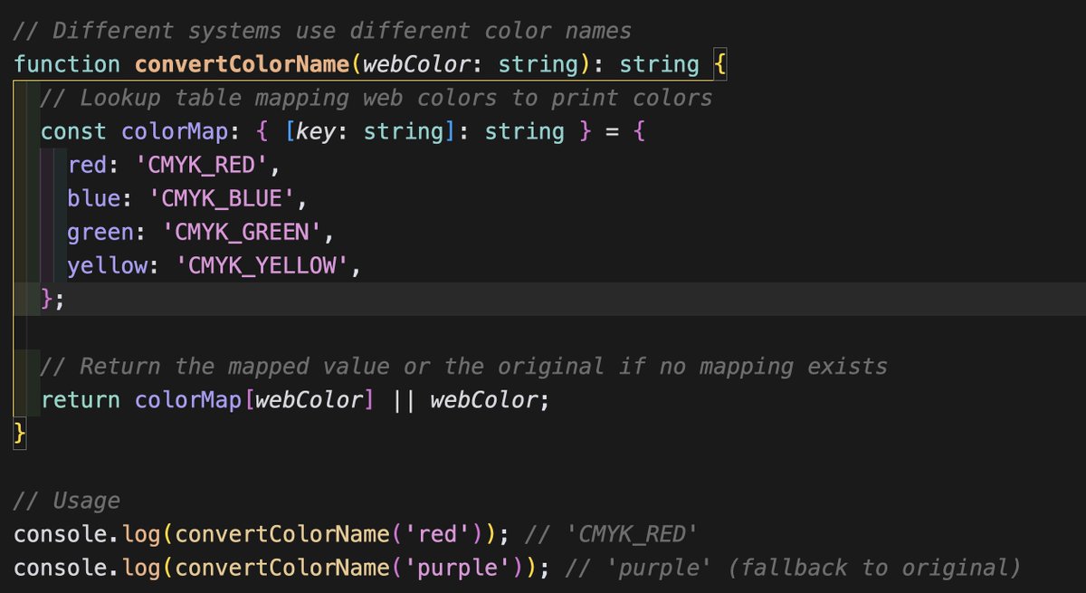 codingaddict_lv's tweet image. 🔍 Dev Tip: Lookup Tables FTW! 📚

Ditch long if/switch statements—use object mapping instead!

🚀 Examples:
✅ Convert status codes to messages
✅ Map country codes to names
✅ Translate enums
💡 const result = lookupTable[input] || defaultValue;
Fast, and easy to maintain! ⚡