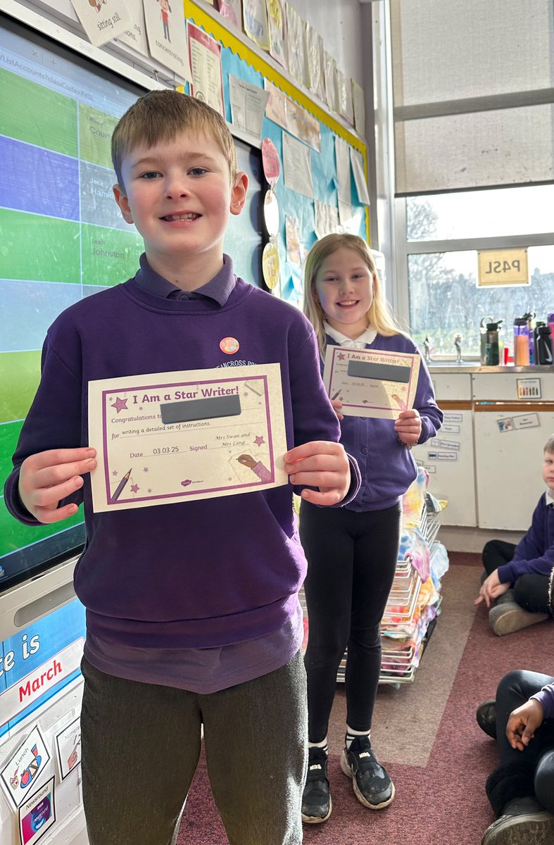 Well done to these Star Writers ⭐️ ✍🏼 <a href="/BPSMrsLang/">Mrs Lang</a> #BPSLiteracy #BPSTaughtWriting